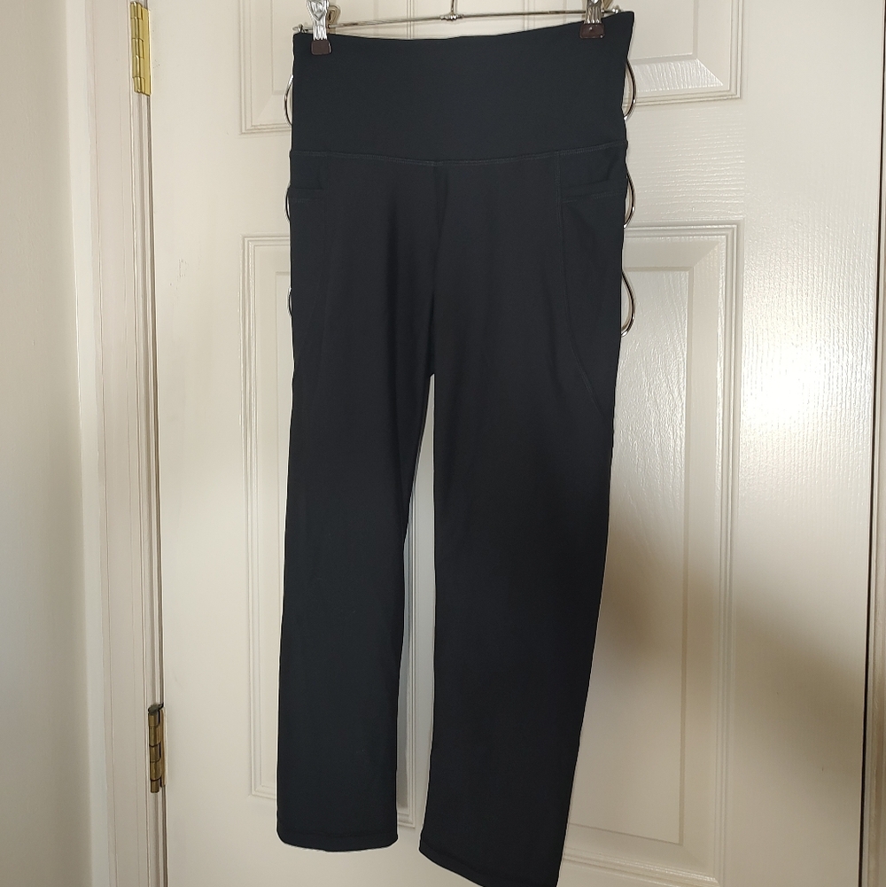 Old Navy Women's Black High-Waisted Athletic Pants